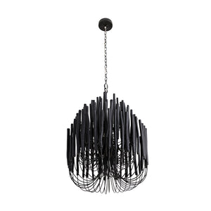 Arteriors - 89483 - Five Light Chandelier - Tilda - Black