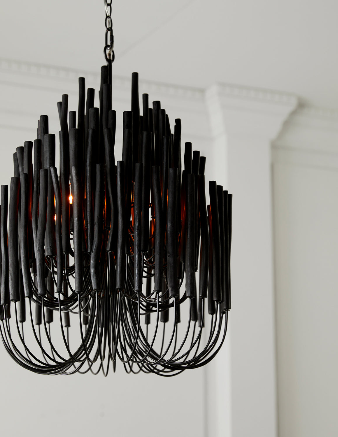 Arteriors - 89483 - Five Light Chandelier - Tilda - Black