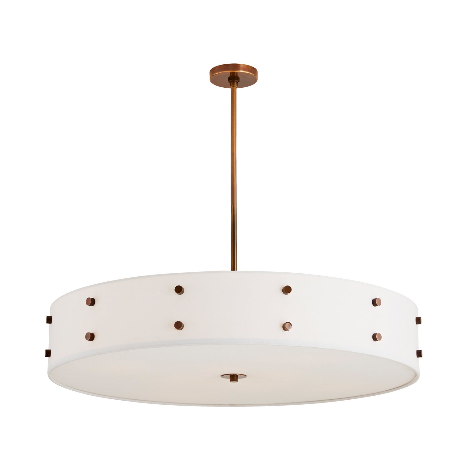 Arteriors - 89484 - Eight Light Chandelier - Hocklee - Heritage Brass