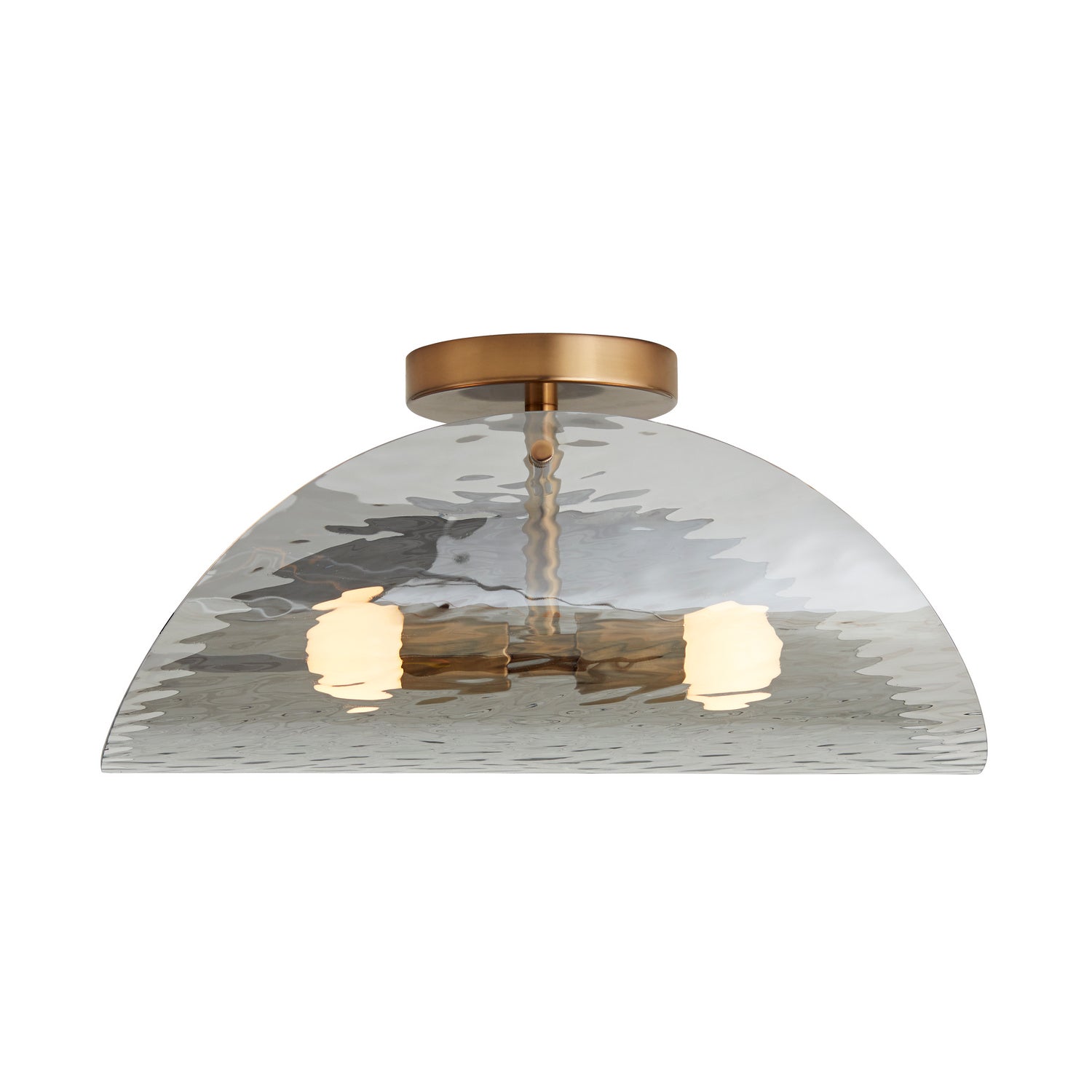 Arteriors - DA49017 - Two Light Flushmount - Bend - Smoke