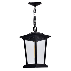 CWI Lighting - 0413P8-1-101 - One Light Outdoor Hanging Pendant - Leawood - Black