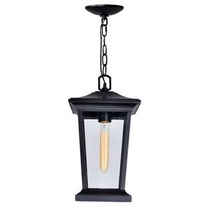 CWI Lighting - 0413P8-1-101 - One Light Outdoor Hanging Pendant - Leawood - Black