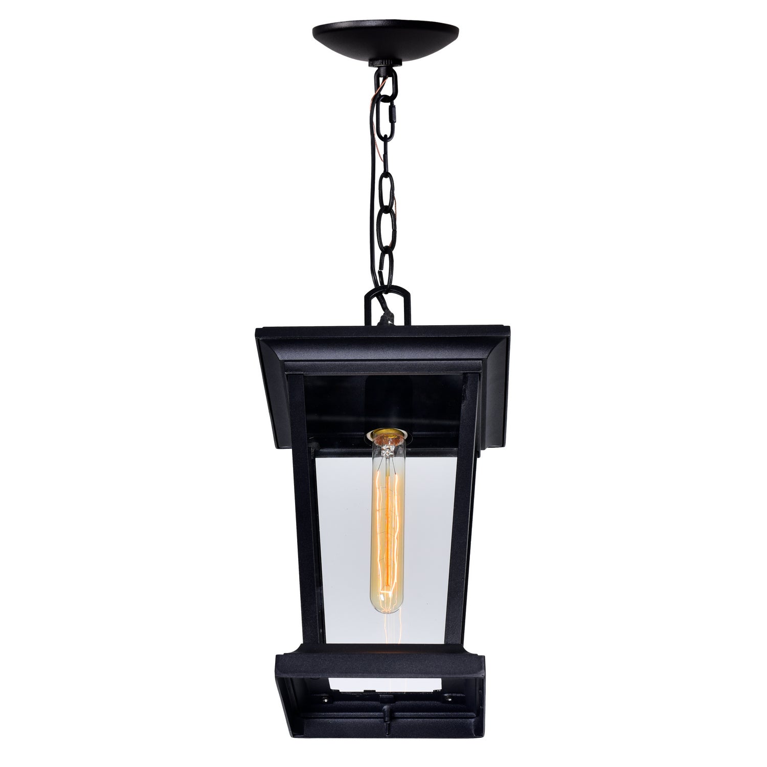 CWI Lighting - 0413P8-1-101 - One Light Outdoor Hanging Pendant - Leawood - Black