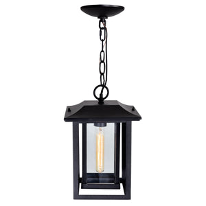 CWI Lighting - 0414P10-1-101 - One Light Outdoor Hanging Pendant - Winfield - Black