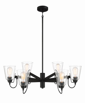 Minka-Lavery - 3996-66A - Six Light Chandelier - Beckonridge - Coal