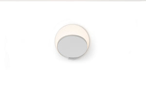 Koncept - GRW-S-SIL-MWT-HW - LED Wall Sconce - Gravy - Silver, Matte White