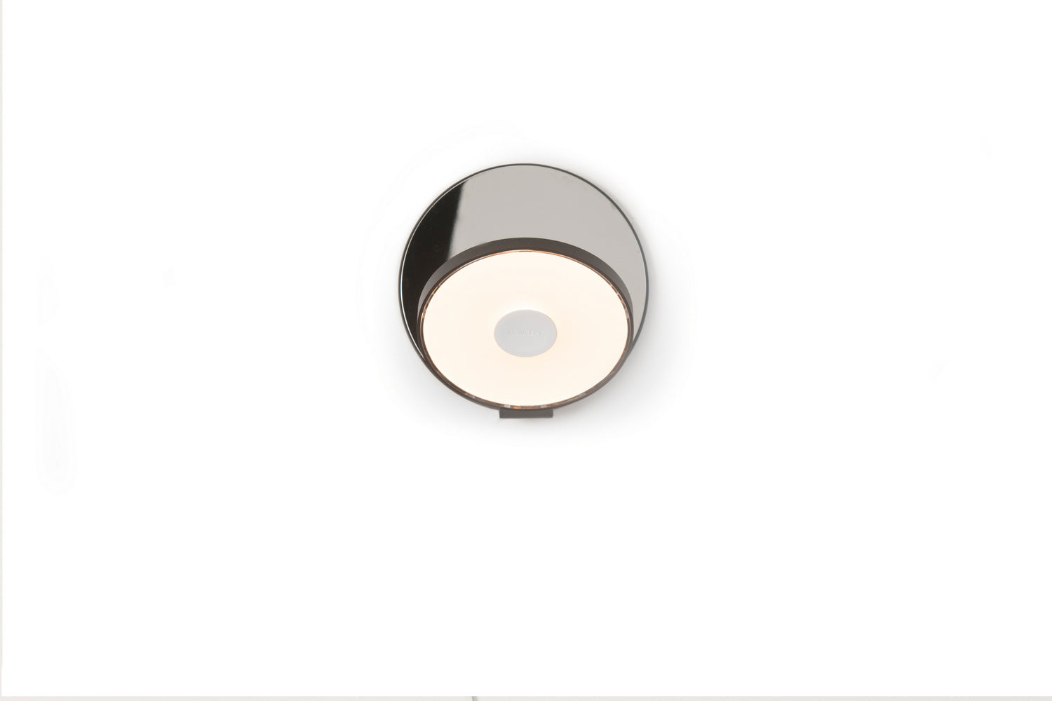 Koncept - GRW-S-MBK-CRM-PI - LED Wall Sconce - Gravy - Metallic Black, Chrome