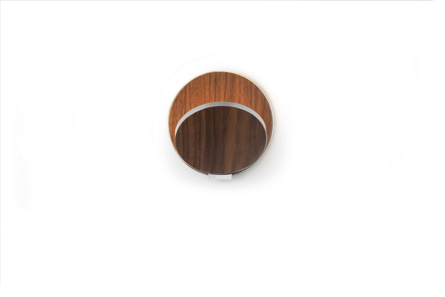 Koncept - GRW-S-CRM-OWT-HW - LED Wall Sconce - Gravy - Chrome, Oiled Walnut