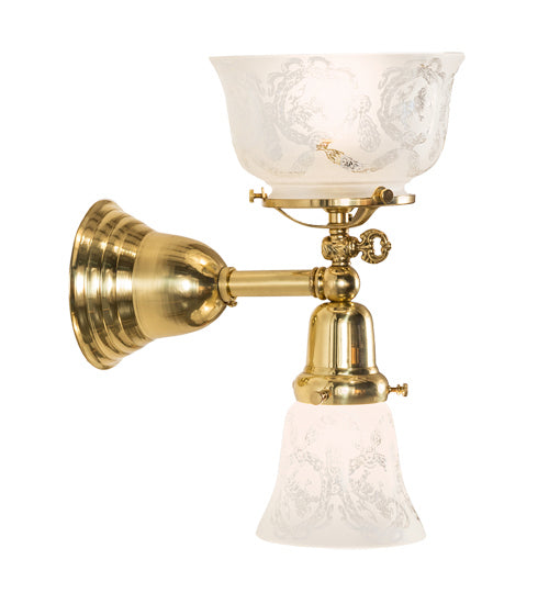 Meyda Tiffany - 190753 - Two Light Wall Sconce - Revival - Polished Brass