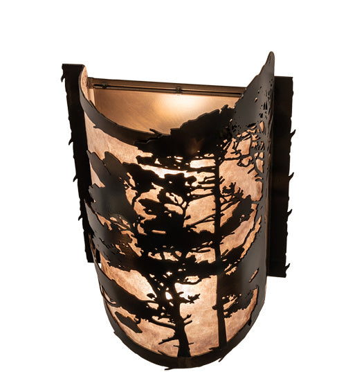 Meyda Tiffany - 236441 - Two Light Wall Sconce - Pickard - Dark Burnished Antique Copper