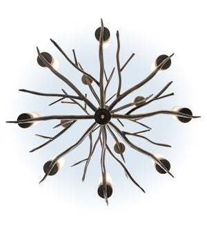 Meyda Tiffany - 238365 - LED Chandelier - Winter Solstice - Dark Burnished Antique Copper