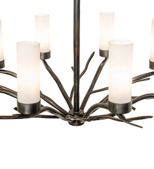 Meyda Tiffany - 238365 - LED Chandelier - Winter Solstice - Dark Burnished Antique Copper