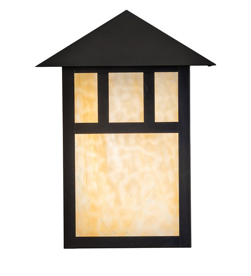 Meyda Tiffany - 239404 - One Light Wall Sconce - Seneca - Craftsman Brown