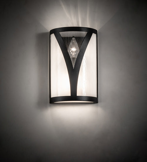 Meyda Tiffany - 239523 - LED Wall Sconce - Stiletto - Black Tex