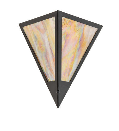 Meyda Tiffany - 240000 - One Light Wall Sconce - Mission Point - Tex Black