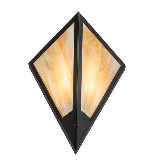 Meyda Tiffany - 240000 - One Light Wall Sconce - Mission Point - Tex Black