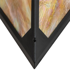 Meyda Tiffany - 240000 - One Light Wall Sconce - Mission Point - Tex Black