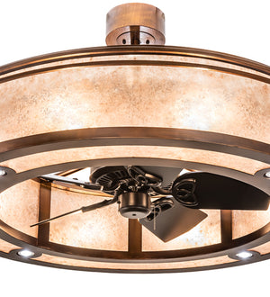 Meyda Tiffany - 240372 - 16 Light Chandel-Air - Sargent - Vintage Copper