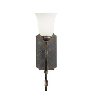 Meyda Tiffany - 242050 - One Light Wall Sconce - Thierry - French Bronze