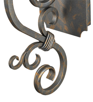 Meyda Tiffany - 242050 - One Light Wall Sconce - Thierry - French Bronze