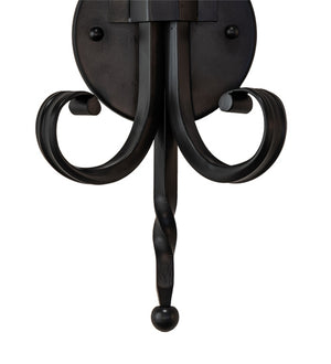 Meyda Tiffany - 242072 - Two Light Wall Sconce - Andorra - Blackwash