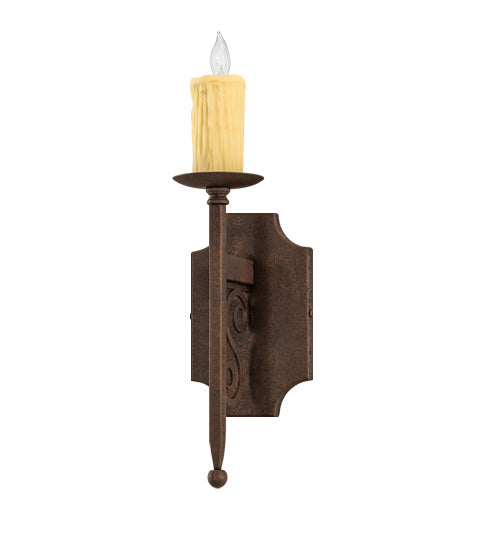 Meyda Tiffany - 242077 - One Light Wall Sconce - Toscano - Antique Rust