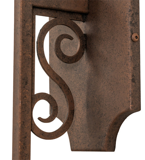 Meyda Tiffany - 242077 - One Light Wall Sconce - Toscano - Antique Rust