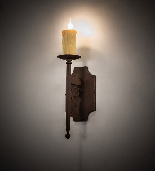 Meyda Tiffany - 242077 - One Light Wall Sconce - Toscano - Antique Rust