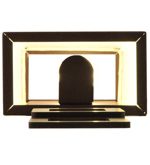 Meyda Tiffany - 244050 - One Light Wall Sconce - Gridluck - Cafe Noir