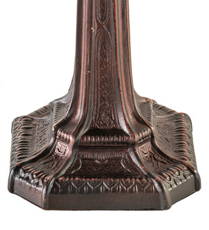 Meyda Tiffany - 244266 - One Light Table Lamp - Glasgow Bungalow - Mahogany Bronze