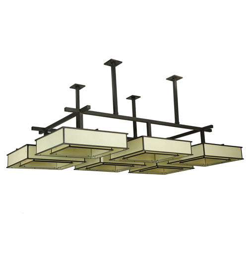 Meyda Tiffany - 244305 - 48 Light Semi-Flushmount - Piazza - Timeless Bronze