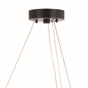 Vaxcel - H0264 - Five Light Chandelier - Wells - Matte Black