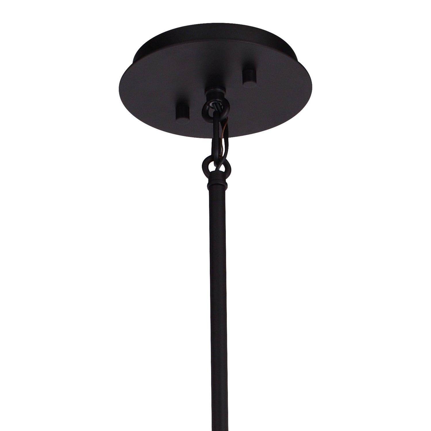 Vaxcel - P0339 - Four Light Pendant - Bridgeview - Oil Rubbed Bronze and Light Walnut