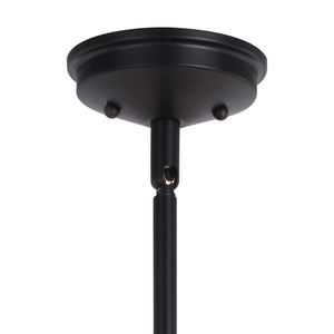 Vaxcel - P0343 - 12 Light Pendant - Estelle - Matte Black