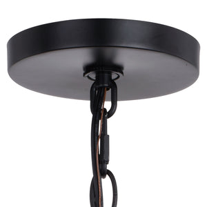 Vaxcel - P0346 - One Light Mini Pendant - Grant - Black