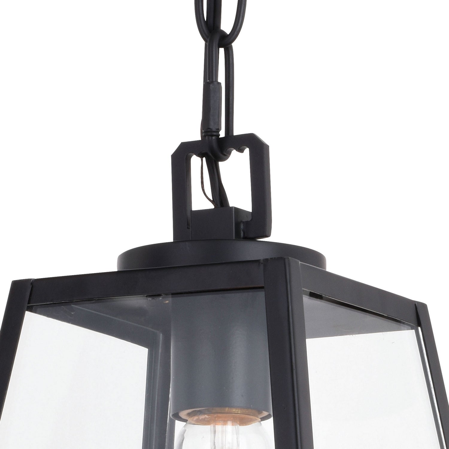 Vaxcel - P0346 - One Light Mini Pendant - Grant - Black