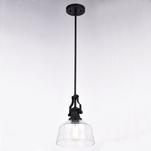 Vaxcel - P0357 - One Light Mini Pendant - Beloit - Matte Black