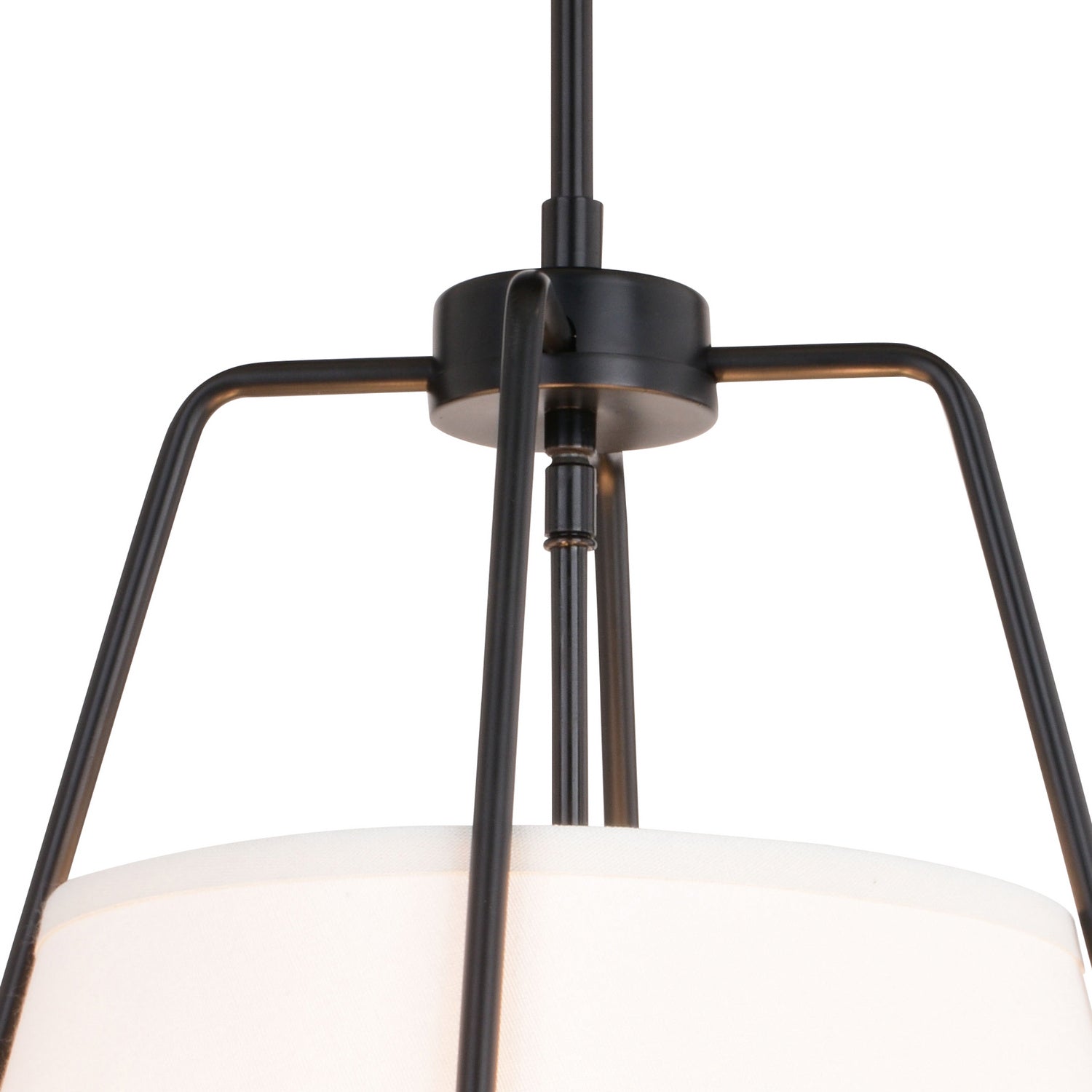 Vaxcel - P0358 - Three Light Pendant - Benton - Matte Black