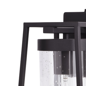 Vaxcel - T0586 - One Light Outdoor Wall Mount - Nash - Textured Black