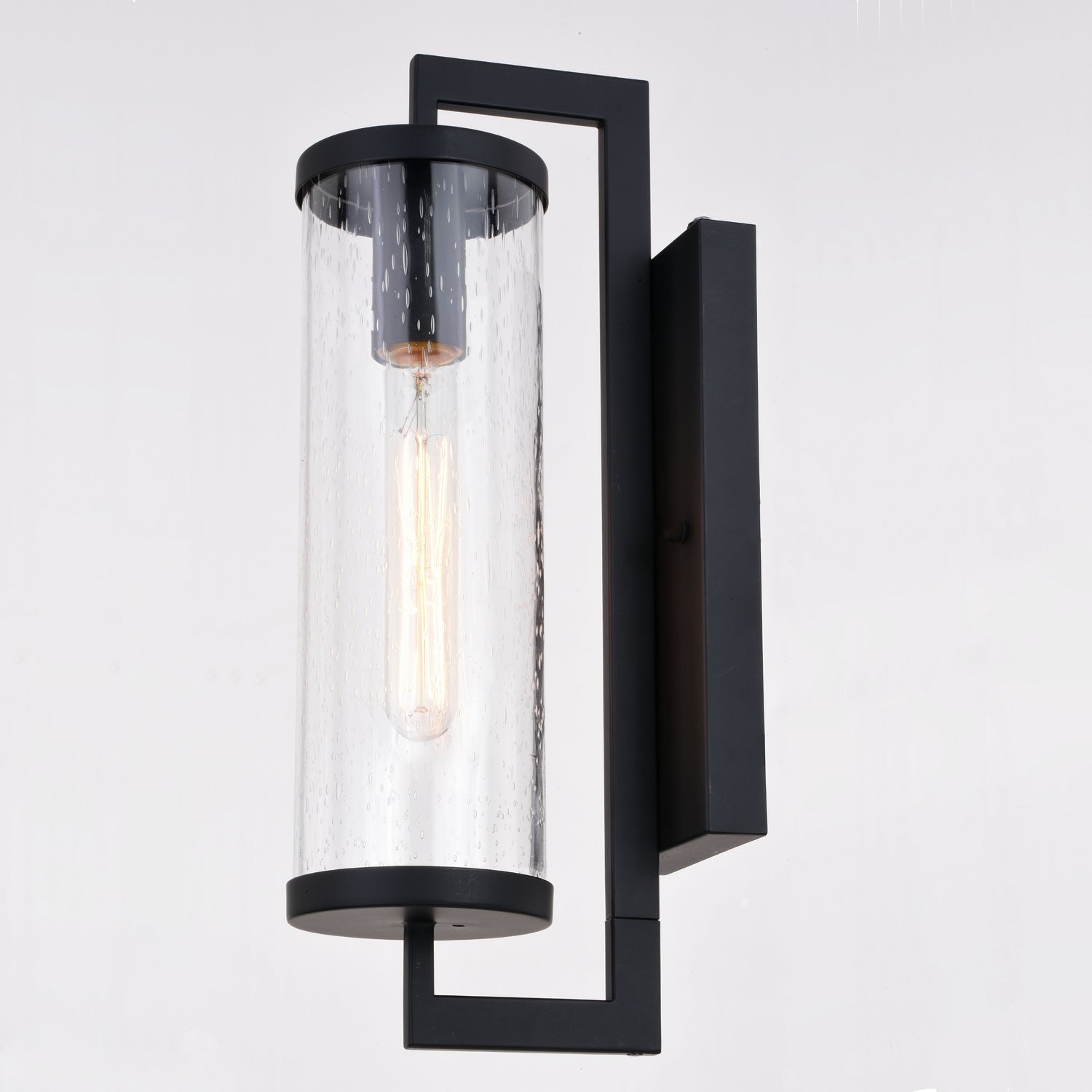 Vaxcel - T0603 - One Light Outdoor Wal Mount - Morgan Park - Matte Black