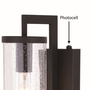 Vaxcel - T0603 - One Light Outdoor Wal Mount - Morgan Park - Matte Black
