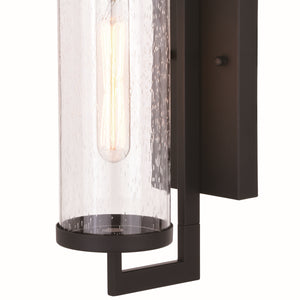 Vaxcel - T0603 - One Light Outdoor Wal Mount - Morgan Park - Matte Black