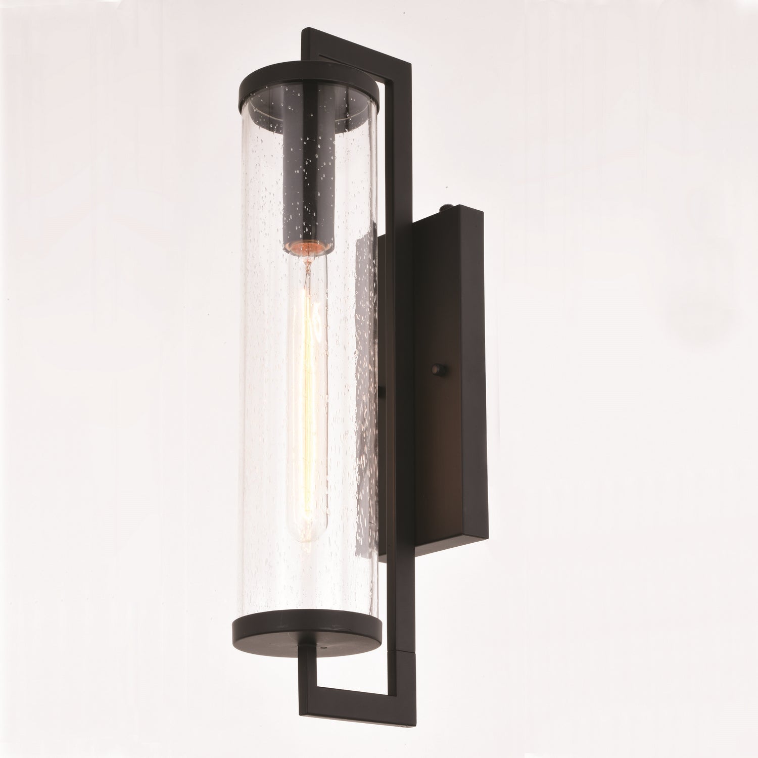 Vaxcel - T0604 - One Light Outdoor Wal Mount - Morgan Park - Matte Black