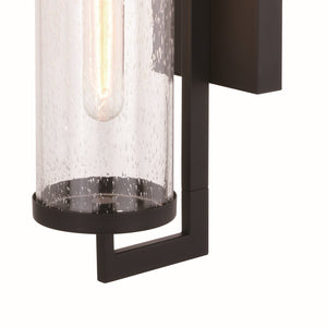 Vaxcel - T0604 - One Light Outdoor Wal Mount - Morgan Park - Matte Black