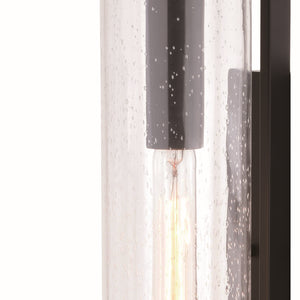 Vaxcel - T0604 - One Light Outdoor Wal Mount - Morgan Park - Matte Black
