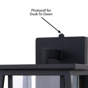 Vaxcel - T0608 - One Light Outdoor Wal Mount - Blackwell - Matte Black