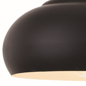 Vaxcel - W0381 - One Light Vanity - Belmont - Matte Black and Satin Brass