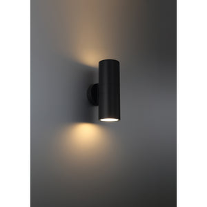 Access - 20149LEDDMGLP-BL - LED Outdoor Wall Mount - Matira Dual - Black