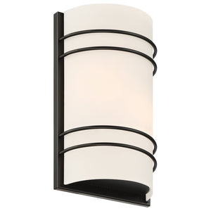 Access - 20416LEDDLP-MBL/OPL - LED Wall Sconce - Cassi - Matte Black