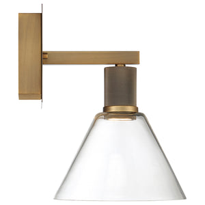 Access - 63143LEDD-ABB/CLR - LED Wall Sconce - Port Nine Martini - Antique Brushed Brass